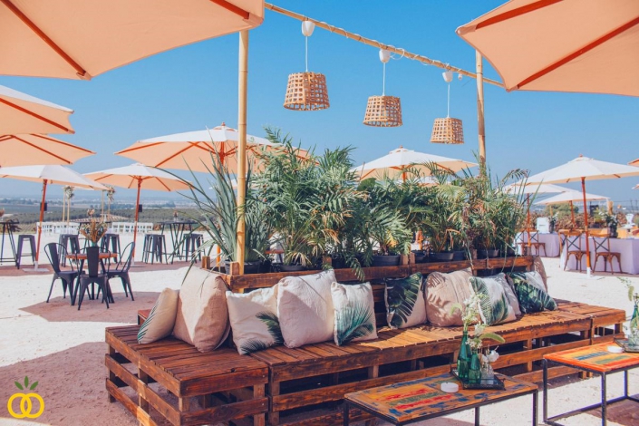 ריהוט מיוחד לחתונה בטבע