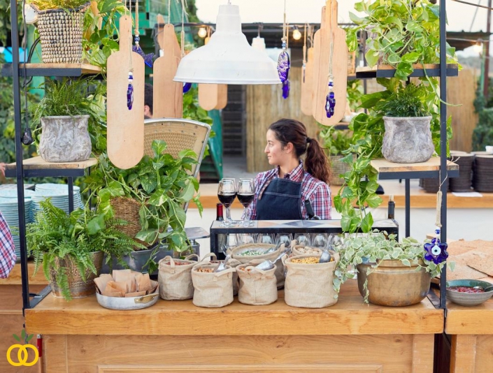 קייטרינג לחתונה בטבע